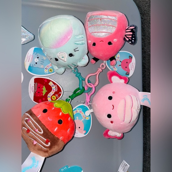๐ฉท๐ฉต14๐๐ Bundle of Kellytoy Original Squishmallows 3.5โ clips - Picture 2 of 5